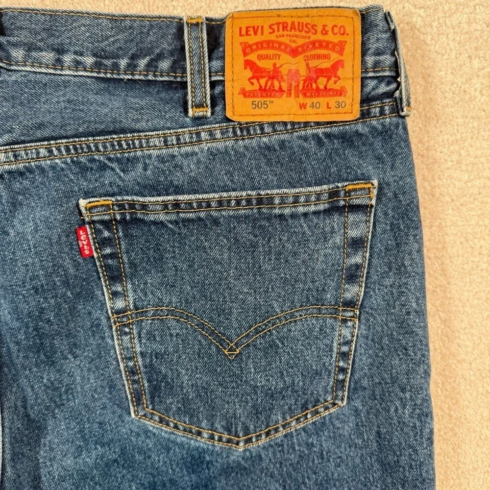 Levi's‎ 505 Men's 100% Cotton Blue Denim  40X30